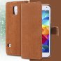 S5 Stand Case Flip Phone Cover For Samsung Galaxy S5 Sv I9600 Full 32261600083-4-beige