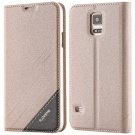 S5 Pu Leather Case Original Flip Cover For Samsung Galaxy S5 Sv I9 32267055276-5-gold