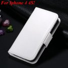 4S 5S Luxury Pu Leather Case Photo Frame Flip Cover For Iphone 5 5 1330267603-13-white for 4s