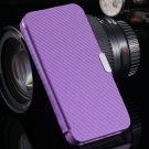 5S Magnetic Wallet Book Case Flip Pu Leather Cover For Iphone 5 5S 1057199030-6-purple