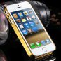 High Quality Pu Leather Case For Iphone 4 4S 4G 5 5S 5G Standard S 1810056459-3-5s gold and white