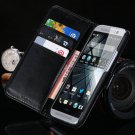 M8 Flip Wallet Case For Htc One M8 Full Pu Leather Cover With Stan 1877666152-1-black