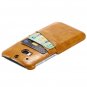 M8 Back Pu Leather Case Card Slot Deluxe Cover For Htc One M8 Slim 32237304154-4-blue