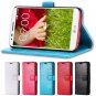 G2 Wallet Leather Case Card Insert Flip Pu Cover For Lg Optimus G2 32282718789-3-red