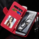 M8 Retro Pu Leather Case For Htc M8 Flip Wallet Cover Stand Holder 1868260974-8-hot pink