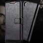Z3 Flip Wallet Case Retro Pu Leather Cover For Sony-Ericsson Xperi 32284532711-2-black