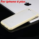 New Arrival Slim Colorful Tpu Clear Case For Iphone 6 4.7'' Phone  2018245815-18-Yellow For I6 Plus