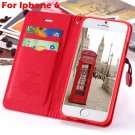 Newest Girl'S Cute Cherry Leather Case For Iphone 6 & Iphone 6 Plu 32214517740-3-Red For Iphone 6