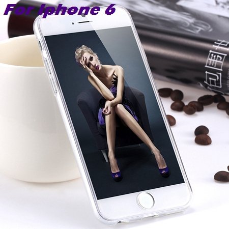 0.3Mm Ultra Thin Silicon Soft High Clear Case For Iphone 6 Crystal 32245374718-3-Clear For Iphone 6