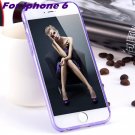 0.3Mm Ultra Thin Silicon Soft High Clear Case For Iphone 6 Crystal 32245374718-6-Purple For Iphone 6
