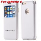Luxury Gold Smart Answer Flip Leather Case For Iphone 6 /Iphone 6  32266094621-2-White For Iphone 6