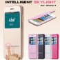 Luxury Gold Smart Answer Flip Leather Case For Iphone 6 /Iphone 6 32266094621-3-Pink For Iphone 6