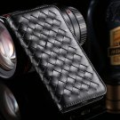 Luxury Handmade Knitting Waving Leather Case For Iphone 6 4.7Inch  32266096071-1-Black