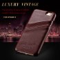 2015 Retro Lychee Luxury Geniune Leather Case For Iphone 6 4.7Inch 2045850384-4-Red