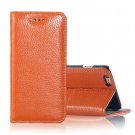 Vintage Elegent Lychee Pattern Pu Leather Case For Iphone 6 4.7"" F 32259828402-6-Brown