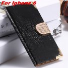 For Iphone 6 Diamond Case Girl'S Cute Luxury Bling Rhinestone Pu L 32266230500-1-Black For Iphone 6