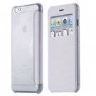 Original Smart Clear Open Window Pu Leather Case For Iphone 6 Plus 32256421588-2-White
