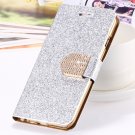 2015 New Arrival Luxury Shiny Gold Diamond Leather Case For Iphone 32267710327-3-Sliver