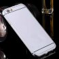 New Arrival Gold Metal Frame + Acrylic Hard Back Hybrid Case For I 32290073692-2-Sliver