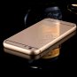 New Arrival Gold Metal Frame + Acrylic Hard Back Hybrid Case For I 32290073692-2-Sliver