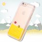 For Iphone 6 5.5 Clear Case Cute Funny Liquid Fish Hard Back Case 32279336434-2-Orange Fish