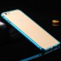 1Pcs/Lot Newest Double Color Metal Phone Cases For Iphone 6 Plus 5 32213408945-3-Gold and Blue