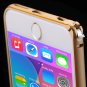 1Pcs/Lot Newest Double Color Metal Phone Cases For Iphone 6 Plus 5 32213408945-4-Gold and Black