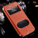 Luxury Flip Genuine Leather Case For Iphone 6 Plus Smart Cover For 32288501017-4-Brown