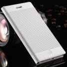 Hot Popluar Retro Grid Pattern Pu Leather Case For Iphone 6 Plus 5 32225230280-3-White