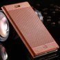 Hot Popluar Retro Grid Pattern Pu Leather Case For Iphone 6 Plus 5 32225230280-7-Wine Red