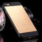 Luxury Retro Aluminum Bursh Metal Case For Iphone 6 Plus 5.5"" Cell 32270355739-4-Gold