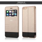 Luxury Open Window View High Quality Pu Leather Case For Iphone 6  32224569562-3-Gold