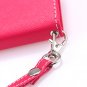 2014 Hot Double Color Flip Pu Leather Case For Iphone 6 Plus 5.5"" 2054281808-2-Hot Pink and White