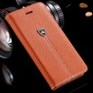 Luxury Business Top Quality Flip Genuine Leather Cover Case For Ap 32271242622-2-Brown