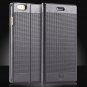 Luxury Retro Red Grid Pattern Pu Flip Leather Case For Apple Iphon 32226170304-5-Drak Brown