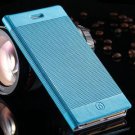 Luxury Retro Red Grid Pattern Pu Flip Leather Case For Apple Iphon 32226170304-6-Light Blue