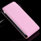 Black Retro Luxury Vertical Flip Genuine Leather Case For Sony Eri 32288022411-3-Pink