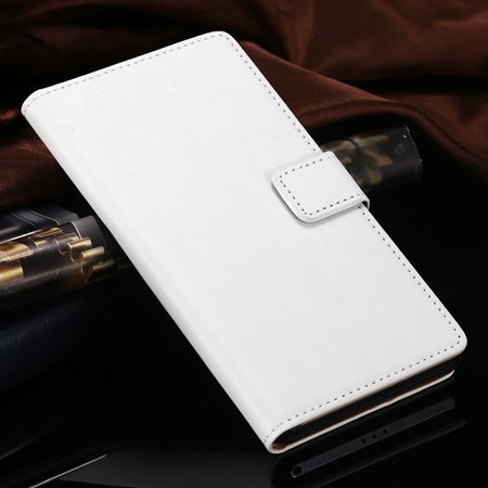 Z2 Leather Case Brown Luxury Pu Wallet Leather Case For Sony Xperi 32267464565-2-White