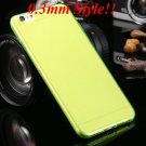 Super Thin Flexible Clear Soft Back Cover For Iphone 6 Plus 5.5Inc 32236998642-3-Thin green