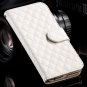 Classic Grid Structure Full Wallet Phone Cover For Iphone 6 4.7Inc 32241492900-3-red