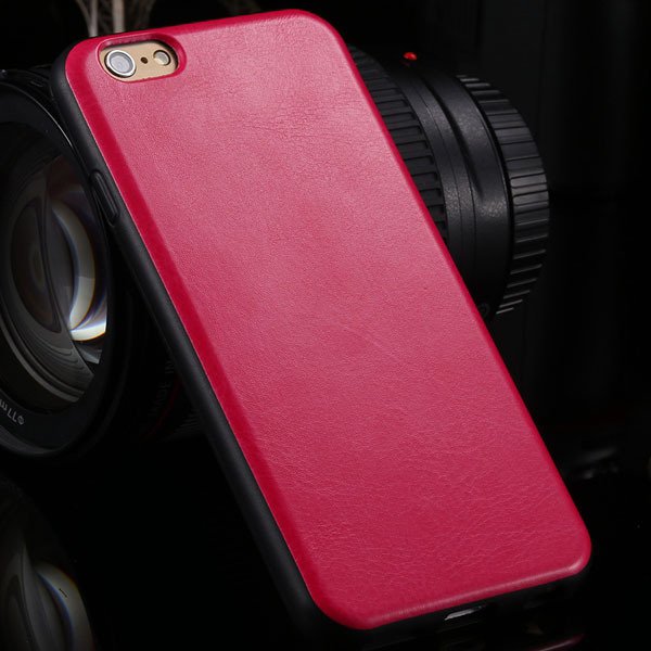 Greatly Flexible Slim Back Case For Iphone 6 4.7'' Phone Skin With 2046832835-5-hot pink