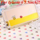 I6/6 Plus Dynamic Flowing Liquid Fish Clear Case For Iphone 6 4.7I 32277567848-8-yellow for plus