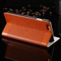 Popular Grid Structure Flip Wallet Shell For Iphone 6 Plus 5.5Inch 32214571519-6-deep brown