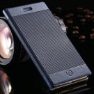 Popular Grid Structure Flip Wallet Shell For Iphone 6 Plus 5.5Inch 32214571519-8-deep blue