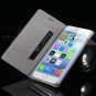Popular Grid Structure Flip Wallet Shell For Iphone 6 Plus 5.5Inch 32214571519-8-deep blue