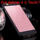I6/6Plus Aluminum Shiny Metal Brush Hard Cover For Iphone 6 4.7Inc 32232320776-17-pink for iphone 6