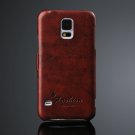 Newest Grease Glazed Pu Leather Wallet Cover For Samsung Galaxy S5 2046059776-5-brown