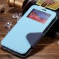 For Note 3 Window Case Full Protect Cover For Samsung Galaxy Note 1961130524-5-sky blue