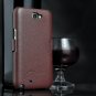 100% Retro Style Real Cowhide Flip Cover For Samsung Galaxy Note2 1064100675-5-Brown