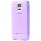 S5 Clear Tpu Case 0.3Mm Soft Rubber Back Cover For Samsung Galaxy  32297857781-5-purple